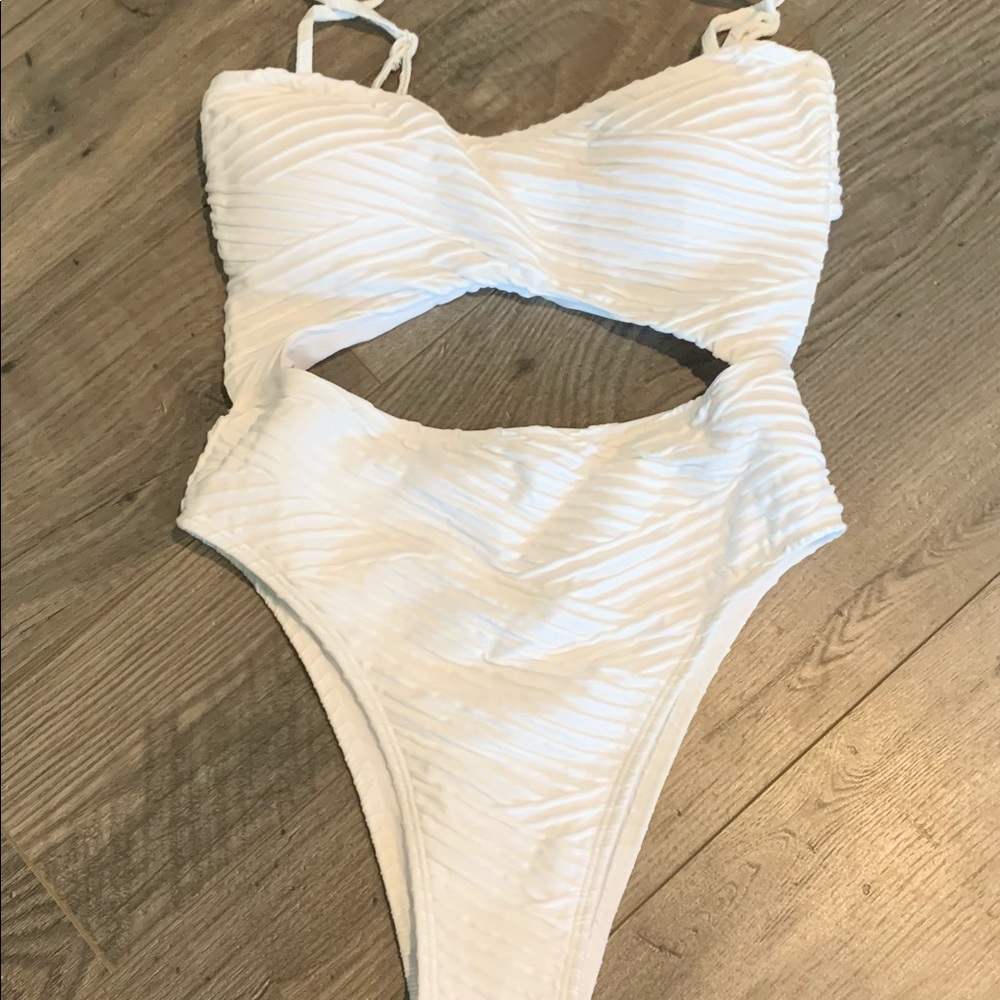 One Piece Cutout Swim Suit